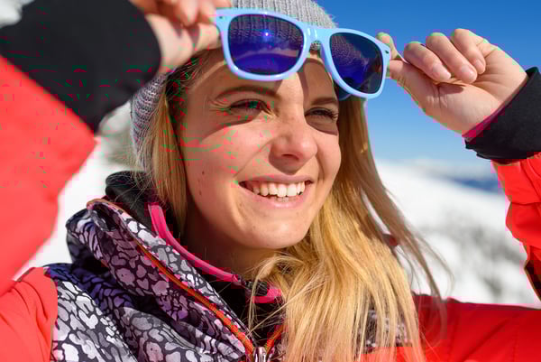 Grundausrüstung zum Skifahren