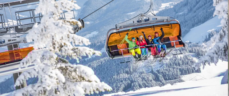 Skigebiet beliebt