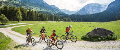 Mountainbike Familie Urlaub Radtour