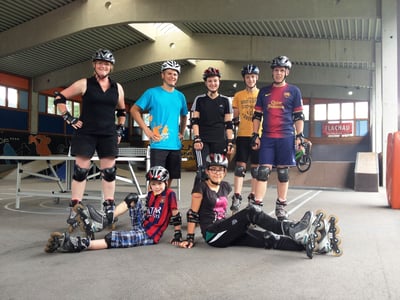 Inlineskaten Funpark Flachau Skatehalle