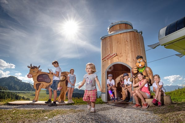 Urlaub Kinderwagen Wanderung Flachau