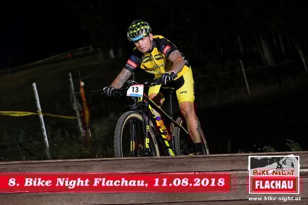 Franz Preis bei der Bike Night Flachau