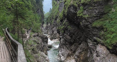 Lammerklamm Sightseeing an Regentagen