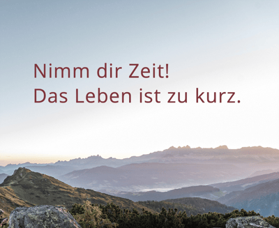 Spruch Wandern in Österreich