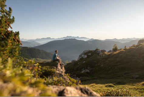 Innehalten am Berg