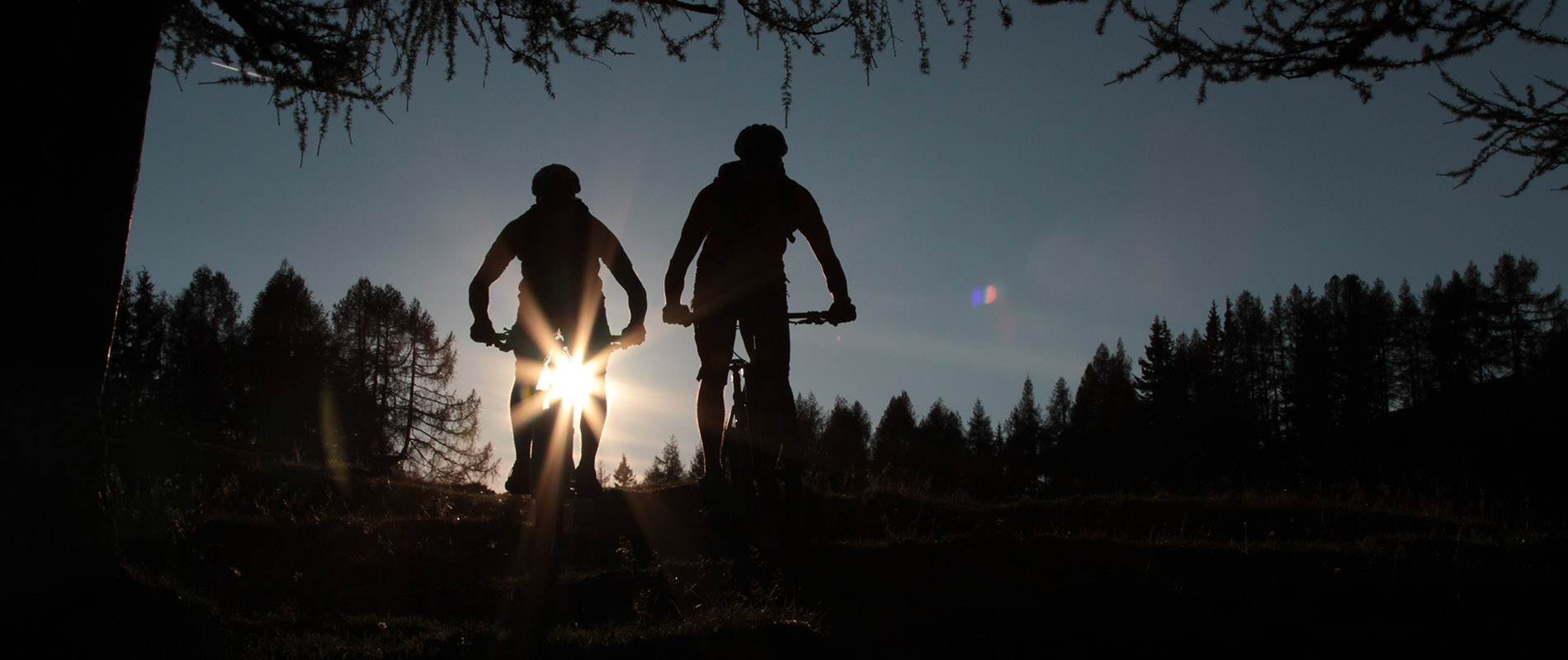 Mounatinbike Dunkelheit Nacht Sicherheit