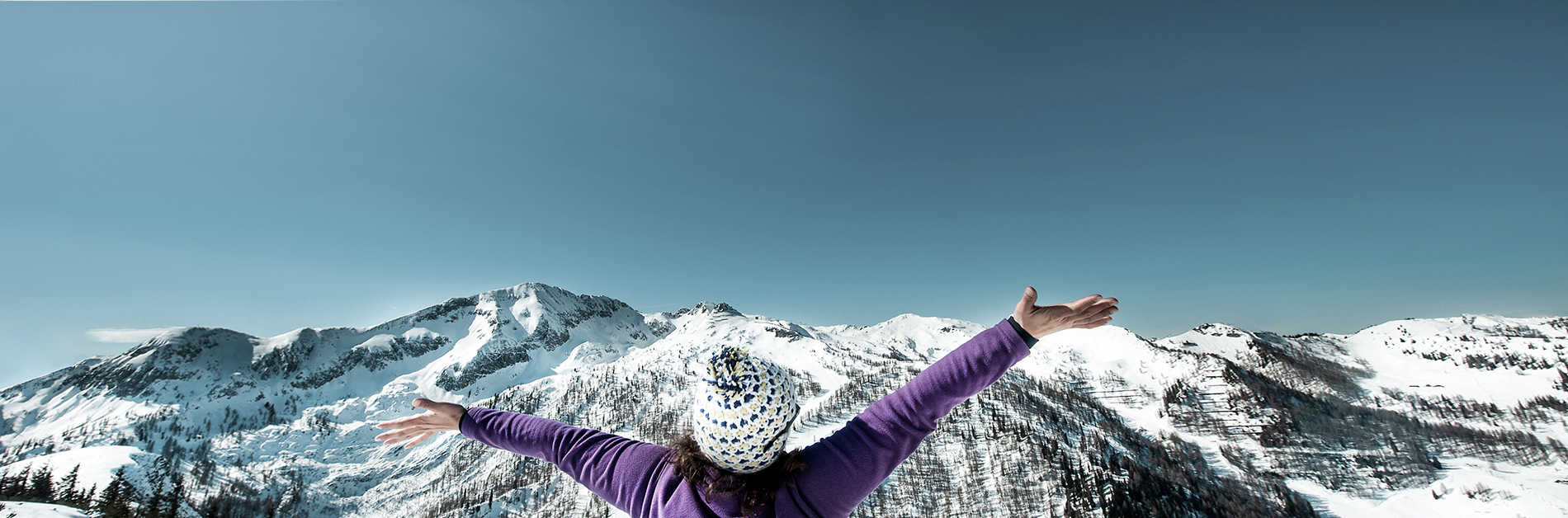 Winterwanderweg Flachau Spazieren im Winterurlaub Salzburger Land