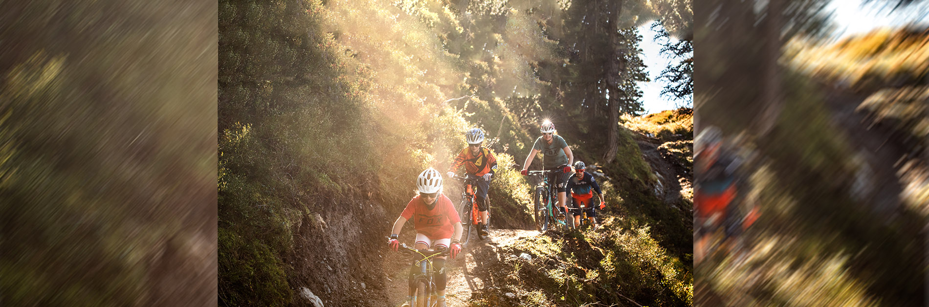 Mountainbiken mit Kinder